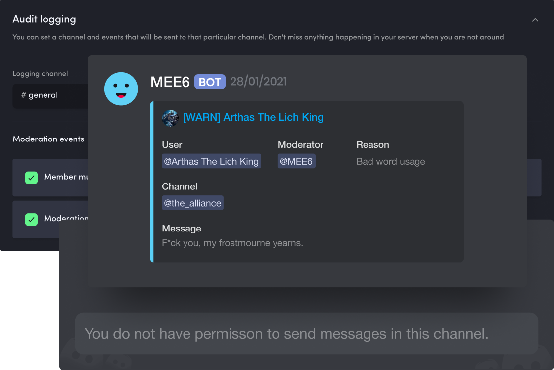 Inplementing disable Bot DM's – Discord